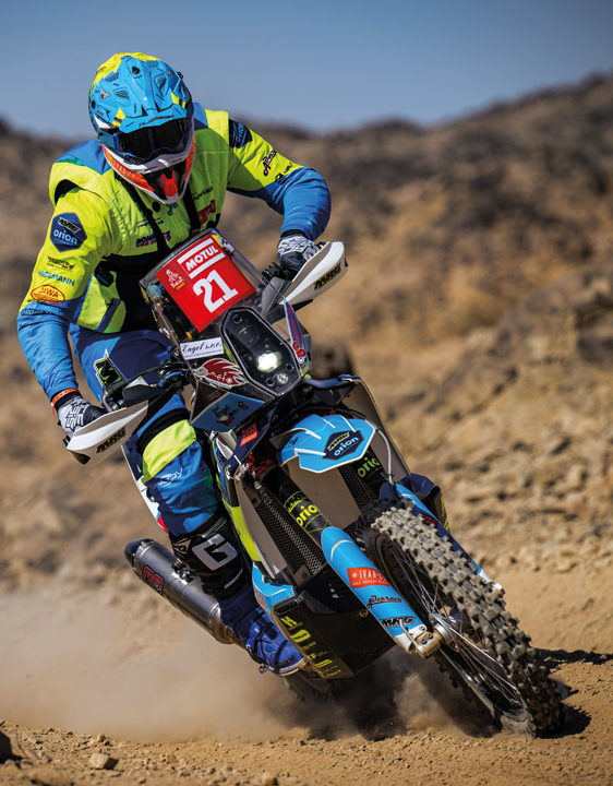 Helite Off Road : l'airbag pour les pilotes du Dakar 2021 - Moto